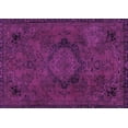 thumbnail image 1 of Ahgly Company Indoor Rectangle Abstract Purple Modern Area Rugs, 2' x 3', 1 of 4