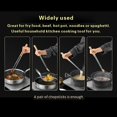 thumbnail image 5 of Pklyzj Advanced Stainless Steel Extra Long Cooking Chopsticks, 15.7 Inch, Heat Insulation and Anti Scalding, Reusable Kitchen Chopsticks 2 Pairs, 5 of 6