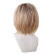 thumbnail image 5 of Pelucas de Cabello 100% Real Mullidas Cortas de 12 "con Gorra Resistente Al Calor para Fiesta de Cosplay Diario Rubio Ombre Sunnimix Pelucas de cabello humano para mujeres, 5 of 8