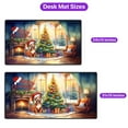 thumbnail image 5 of Merry Christmas Pitbull Santa Hat Xmas Tree Winter Holiday Desk Mat Full Keyboard Mouse Pad Terrier Dog Lover Large Mousepad - 01013, 5 of 5