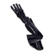 thumbnail image 5 of Guantes de cuero de patente Mittens Accesorio de vestuario de estiramiento brillante, guantes de codo largo para club nocturno, ropa de baile, negro, 5 of 8