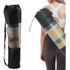 thumbnail image 1 of Large Yoga Pilates Mat Bag, 25cmx90cm Yoga Mat Bag, Portable Oxford Cloth Yoga Mat Mesh Bag Yoga Mat Storage Bag, Black Yoga Bag Fits Most Mat Sizes, 1 of 4