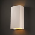 thumbnail image 3 of Justice Design Group Lighting CER-0955-BIS Wall Sconce with Ceramic Bisque Shades, White, 3 of 3