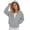 R123-Light Gray, variant on RMGVDSD Girls Zip Up Hoodies Solid Color Long Sleeve Full Zipper Hooded Sweatshirt Lightweight Jacket Casual Outerwear Hoodie Coat 10-11 Years