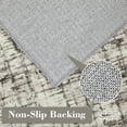 thumbnail image 5 of Hasoo 9' x 12' Abstract Area Rug for Living Room Dining Room Geometric Rug, Camel, 5 of 5