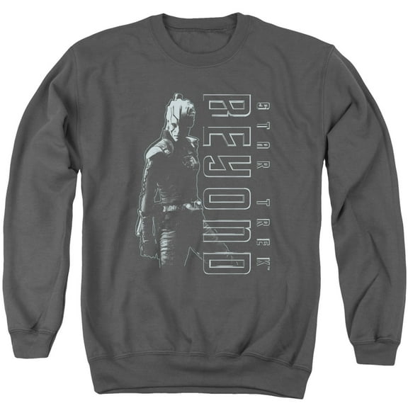 Star Trek Beyond Jaylah Adult Crewneck Sweatshirt Charcoal