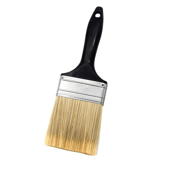 3inch Flat Paint Brushes,Professional Paint Tools with Treated Plastic Handle for DIY Paint,Furniture,Fences,Wall Trim