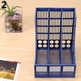 thumbnail image 6 of bestolf 3 Sections Magazine File Stand Holder Home Office Document Storage Desk Organizer, 6 of 7