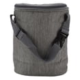 thumbnail image 4 of Sac isotherme pour biberons, sac de rangement pour biberons, pochette fourre-tout isolante en nylon imperméable pour l'extérieur, gris, 4 of 4