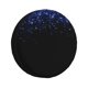 thumbnail image 1 of Balery Black Blue Glitter Sparkles Cubiertas para Neumáticos - Protector Resistente para Neumáticos de Camioneta, SUV, Remolque, Camper y RV-15 inch, 1 of 6