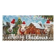 thumbnail image 2 of JJKBVCLO Holiday Cheer Garage Festive Christmas Banner With Bright Colors Festive Design Perfect For Auto Enthusiasts Home Garages Easy Hanging Durable Material, 2 of 3