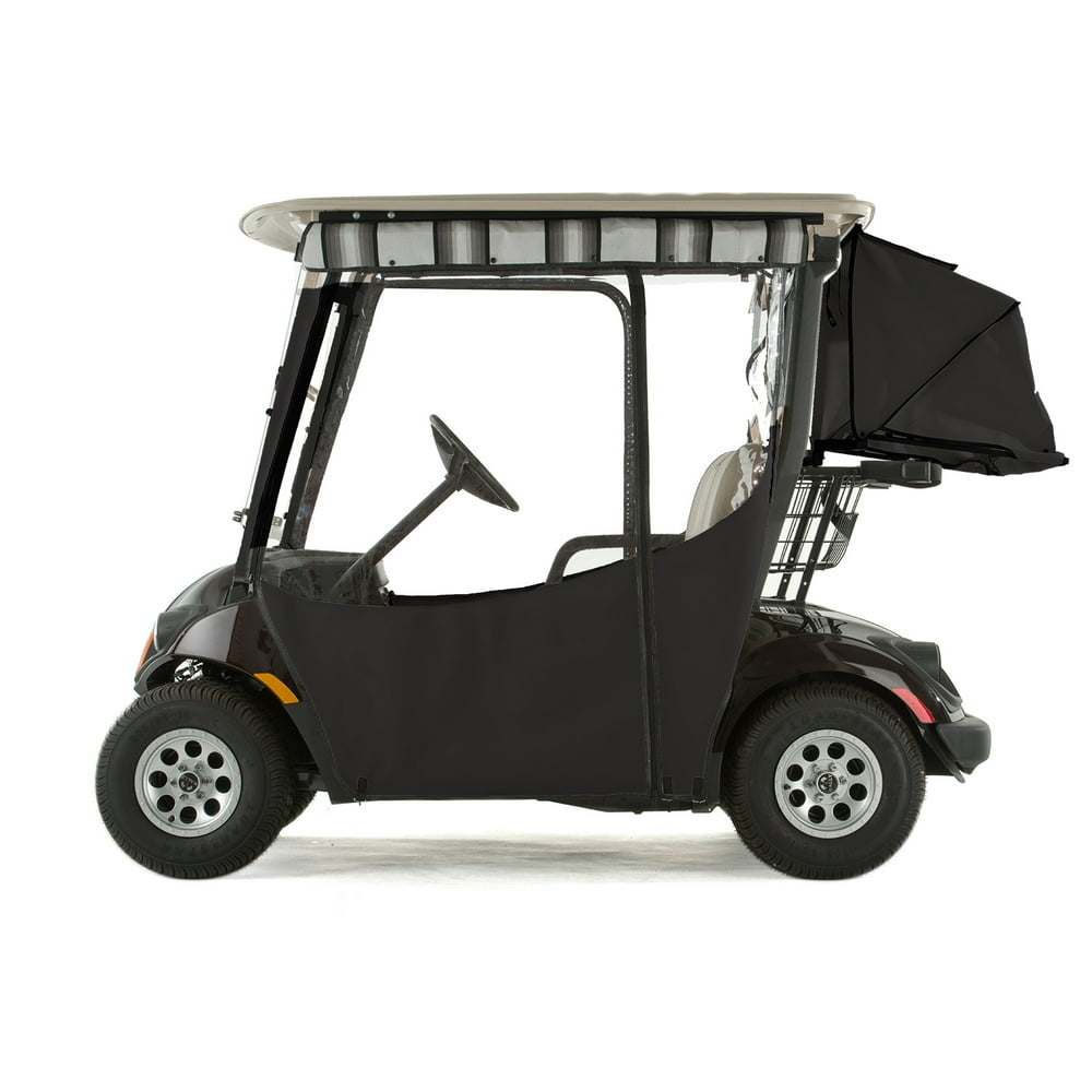 Yamaha Drive 2 Golf Cart PROTOURING Sunbrella Track Enclosure Black