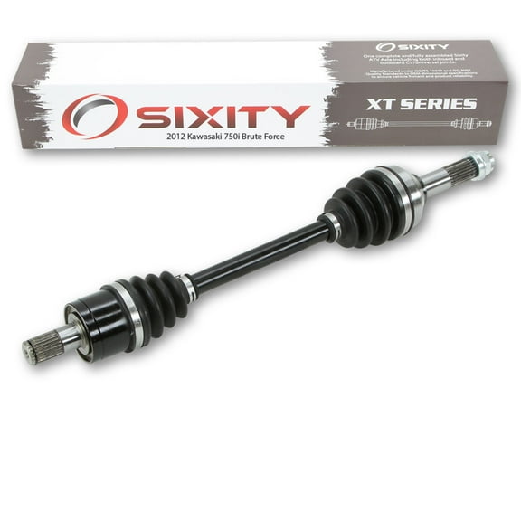 Sixity XT Rear Right Axle compatible with Kawasaki Brute Force 750i 2012 - KVF750HCF EPS 4X4