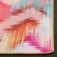 thumbnail image 4 of Safavieh Daytona Hypatia Geometric Polyester Machine Washable Area Rug, Fuchsia/Orange, 4' x 6', 4 of 9