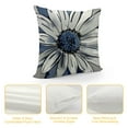 thumbnail image 4 of JEUXUS Navy Blue Daisy Pillow Covers Floral Couch Pillow Cases Modern Abstract Flower Throw Pillows Home Decor for Living Room Bedroom Cushion Outdoor, 4 of 5