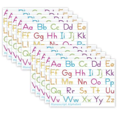 UPC: 0703185970075 | Ashley Productions Smart Poly PosterMat Pals Space Savers Traditional Manuscript 13  x 9.5  Pack of