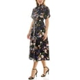 thumbnail image 5 of Nicole Miller Pintuck Waist Shirtdress, Sizes 4-16, 5 of 7