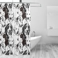 thumbnail image 2 of Rateoe Labrador Retriever Dog Shower Curtain - Fancy Bathroom Shower Curtain Sets - Waterproof Shower Curtain with Hooks with 12 Plastic Hooks 72x72 Inches, 2 of 5