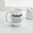 thumbnail image 5 of CafePress - Volleyball Mom Large Mug - 15 oz Ceramic Large White Nolvety Mug, 5 of 6