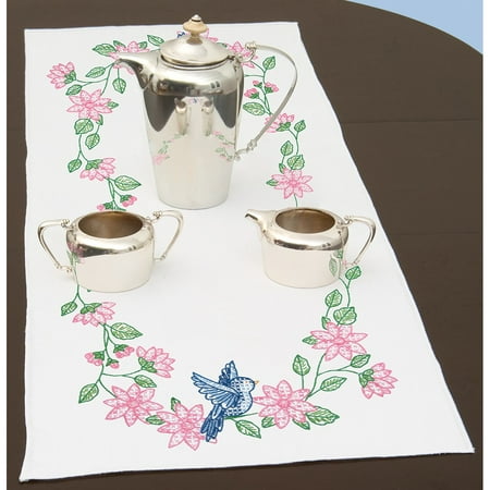 - Jack Dempsey Bird Stamped Table Runner, 15