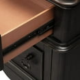 thumbnail image 3 of Liberty Furniture Chesapeake Black 3 Piece Desk & Hutch Set, 3 of 9