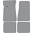 thumbnail image 1 of 1978-1981 Pontiac LeMans Floor Mat 4pc (FM46F FM18R) 7295 Medium Doeskin Cutpile with Logo #318 Lemans in 1842 Royal / Blue Thread, 1 of 4