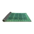 thumbnail image 2 of Ahgly Company Indoor Round Persian Turquoise Blue Traditional Area Rugs, 8' Round, 2 of 4