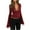 Wine, variant on HAPIMO Women's Workout Solid Color Cropped Tops Flared Sleeve Business Tees Outfits Slim Lace Shirts Vacation Deep V Neck Pullovers Fashion Casual Elegant Tunic Black L