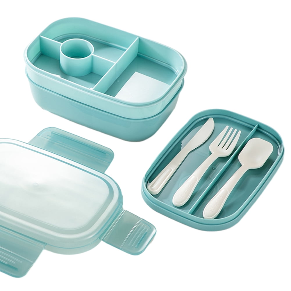 KYAIGUO Lunch Box Containers Portable Reusable Microwave Safe Lunch Box Safe Multi-layer Bento Box for Men and Women