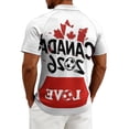 thumbnail image 5 of 2026 Soccer Cup Jersey for Men, Polo Collar Short Sleeve Country Name & Ball Graphic Top - Breathable Fan Shirt for Match Day & Casual Wear White XXL, 5 of 5