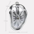 thumbnail image 2 of Ardorlove Melting Clock Watch Melting Time Flow Desktop Twisted Clock, 2 of 2