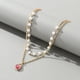 thumbnail image 3 of Collar para mujer, joyería para mujer, joyería para mujer, collar de perlas con colgante de diamantes de moda para mujer, joyería de regalo, collar para mujer, 3 of 5
