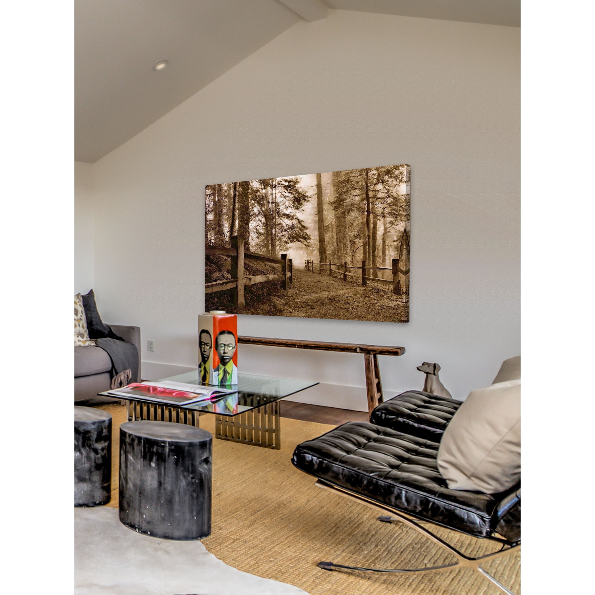 Marmont Hill "Down the Misty Path" Painting Print on Canvas