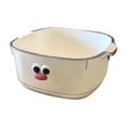 thumbnail image 2 of Cesta de drenaje de dopamina de doble capa, bonita cesta de frutas para el hogar, filtro de agua para limpieza, plato de fruta engrosado dos en uno, cesta para lavar verduras, 2 of 6