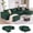 Green, variant on Weture 135.4" Modular Sectional Sofa, Cloud Couch with Deep Seat, Corduroy U-Shaped Boneless Couch with 6 Seat, Black