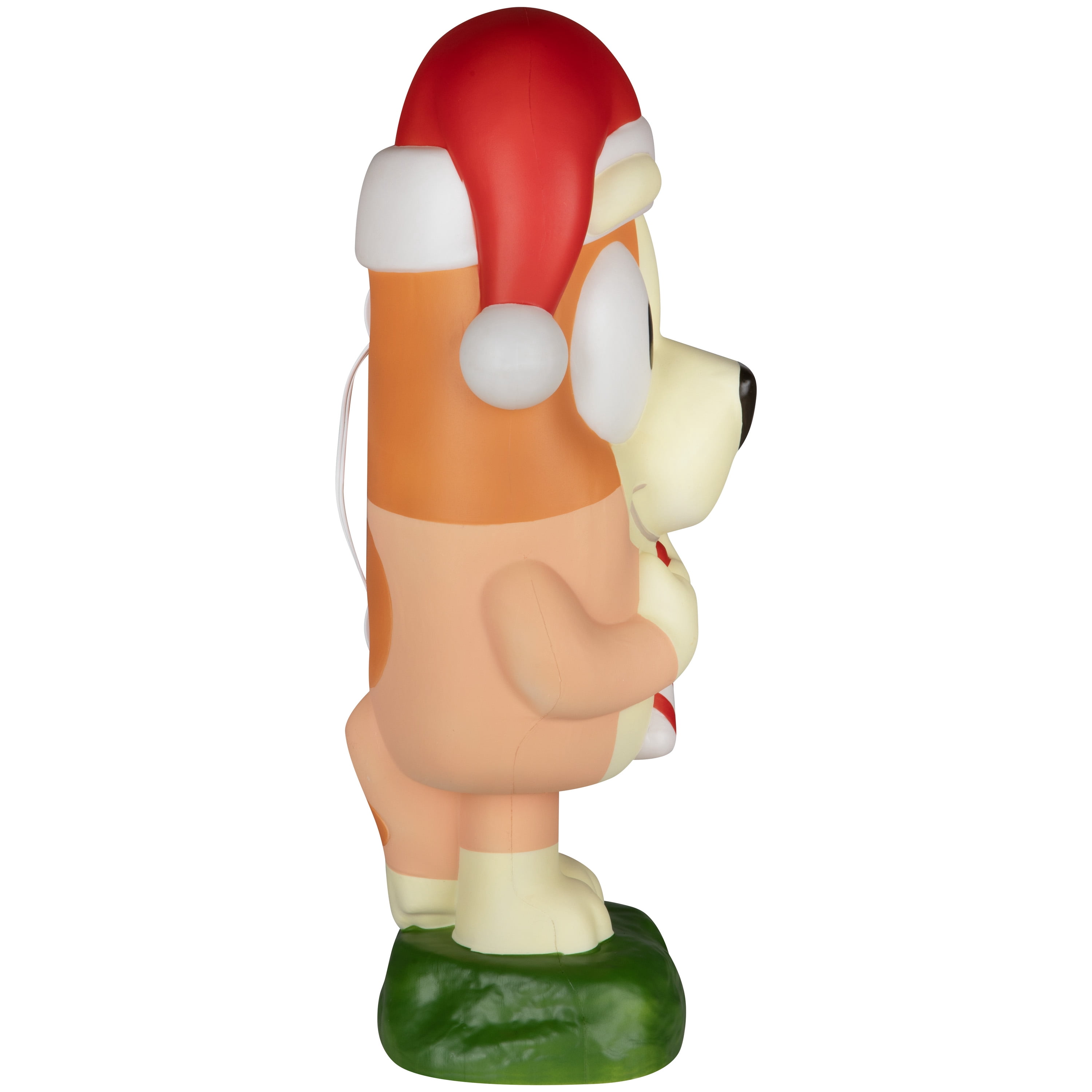 Bingo with Candy Cane Bluey 22-Inch LED Blow Mold Christmas Decoration – Indoor/Outdoor Holiday Décor