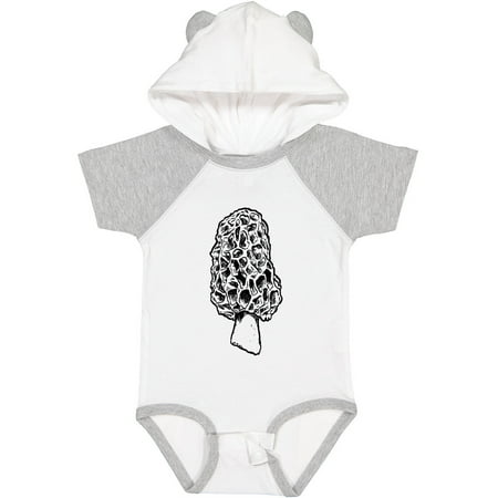 

Inktastic Mushroom Hunting Big Morel Gift Baby Boy or Baby Girl Bodysuit