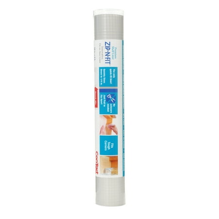 Con-Tact Brand Zip-N-Fit Storage Non-Adhesive Drawer & Shelf Liner  Clear  4 ft x 18 in  1 Roll