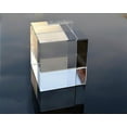 thumbnail image 3 of FixtureDisplays® 3.5x3.5x3.5" Riser Paper Weight Clear Crystal Cube Riser Solid Block 16765-3.5INCH, 3 of 5