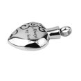 thumbnail image 3 of Colgante con dije de cenizas de cremación, siempre en mi corazón, collar con urna de recuerdo, 3 of 5