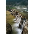 thumbnail image 2 of Majchrowicz, Alan 13x18 Black Ornate Wood Framed with Double Matting Museum Art Print Titled - Kootenai Falls-Montana-a series of cascades on the Kootenai River, 2 of 4