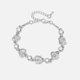 thumbnail image 5 of Brazalete de aleación con decoración de ópalo y diamantes de imitación delicados a la moda, regalo de joyería para mujer, 5 of 5