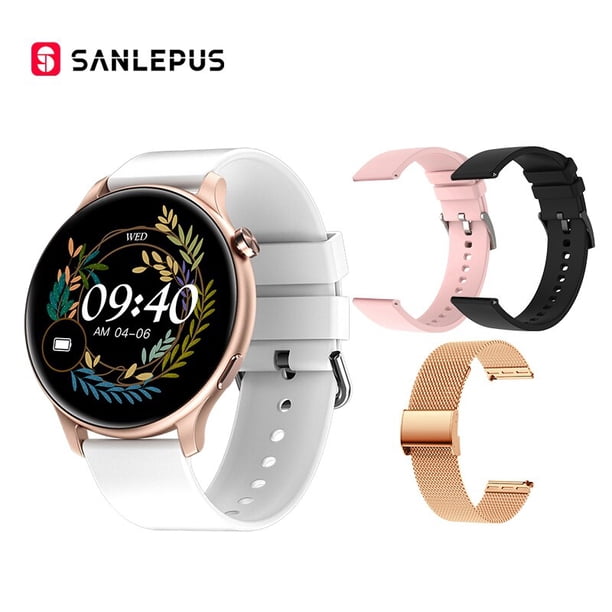 SANLEPUS 2023 nuevo reloj inteligente mujeres hombres impermeable Smartwatch Bluetooth llamadas oxígeno en sangre Monitor de ritmo cardíaco pulsera de Fitness Tan Jianjun unisex