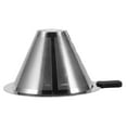 thumbnail image 4 of Xemplaro Stainless Steel Mesh Cone-shaped Coffee Dripper Funnel Filter Tea Strainer Silicone Grip, 4 of 8