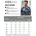 thumbnail image 6 of COOFANDY Mens Casual Button Down Shirt Short Sleeve Hawaiian Tropical Floral Shirt, 6 of 6