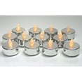 thumbnail image 2 of Silver Candles - Set of 12 Flameless Tealights, 2 of 4