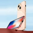 thumbnail image 6 of Classic Straight Side Soft and Simple Phone Case for iPhone 14 13 12 11 Pro Max Plus Mini, Ring Bracket Back Cover, Fashionable Pop Slim Protective Shell(White,13 Pro Max), 6 of 8
