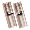 thumbnail image 1 of Cortinas de 2 paneles con estampado de pestañas, cortinas opacas para ventanas Rosa, 1 of 9