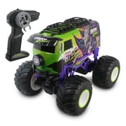NKOK - Mean Machines RTR RC 1:14 Scale Full Function Off-Road Monster Truck, Iron Rhino Bus