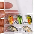 thumbnail image 2 of Mini Crankbait Fishing Lures Kits Swimbait Wobbler Hard Baits for Bass Tro, 2 of 7